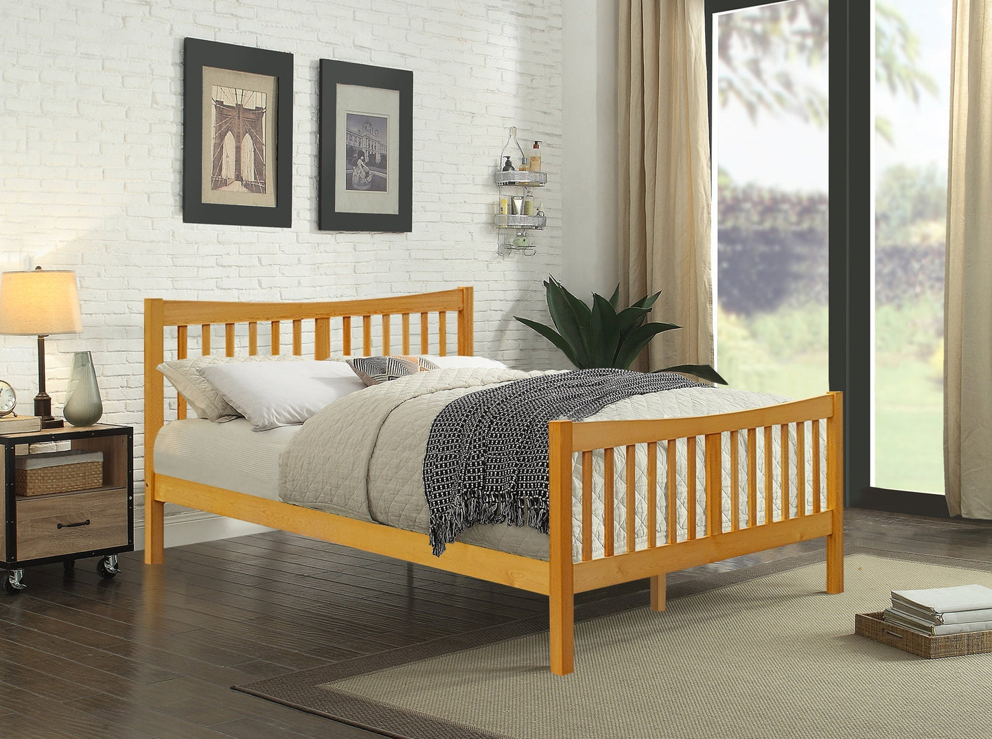 JD Wooden Bed Frame - Classic & Durable Choice for Your Restful Nights