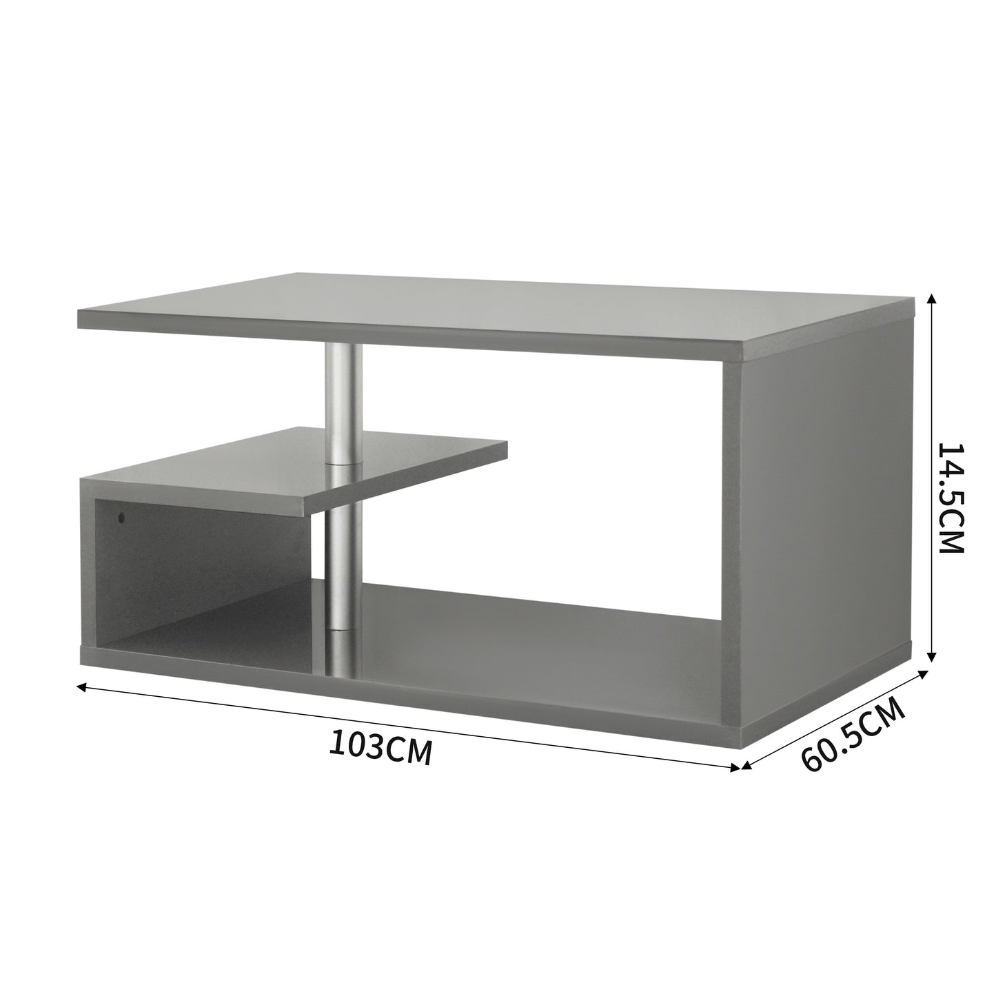 Burnham High Gloss Coffee Table with LED's