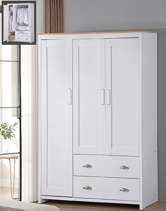 Derby 3 Door 2 Drawer Wardrobe - Spacious and Stylish Storage for Your Bedroom