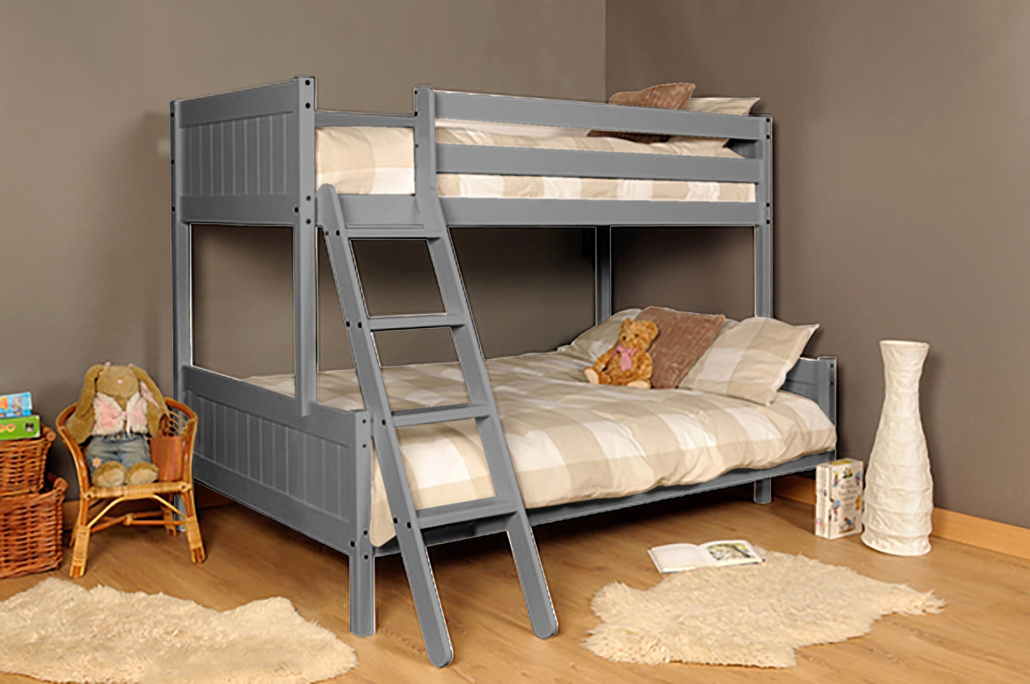 Enmore Wooden Triple Bunk Bed - Practical & Aesthetically Pleasing Addition for Your Home