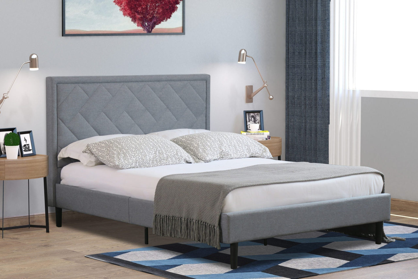 Tiverton Ottoman Bed Frame: Fabric Design for a Touch of Luxury