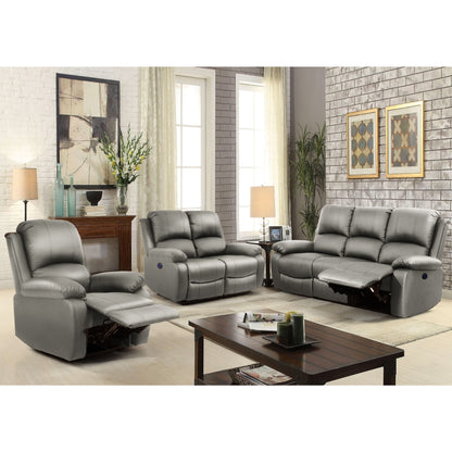 PU Leather Electric Reclining Sofa set