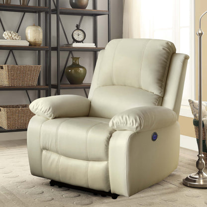 PU Leather Electric Reclining Sofa set