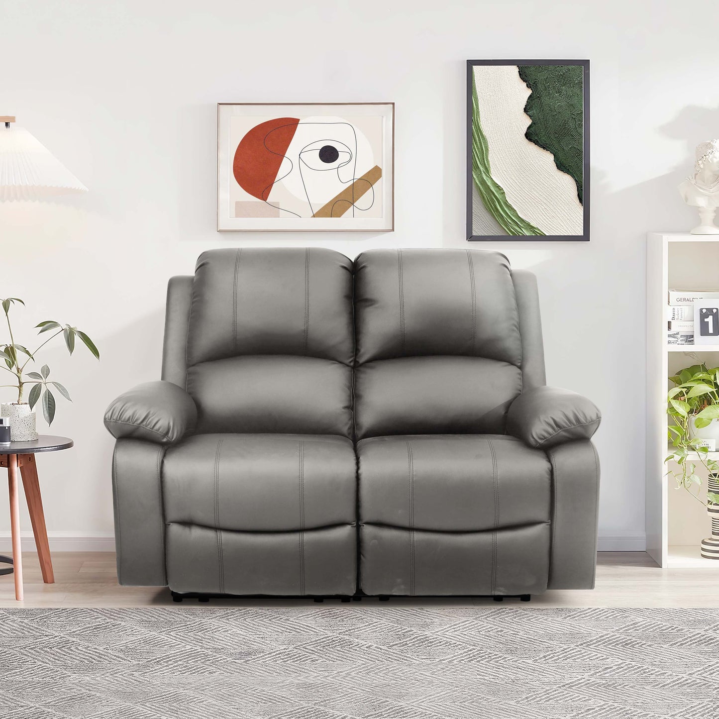 PU Leather Electric Reclining Sofa set