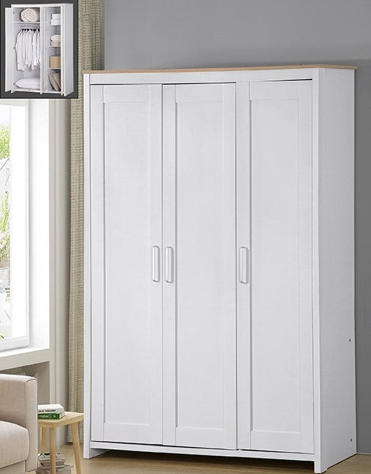 Derby 3 Door Wardrobe - Ample Storage Meets Elegant Design for Your Bedroom