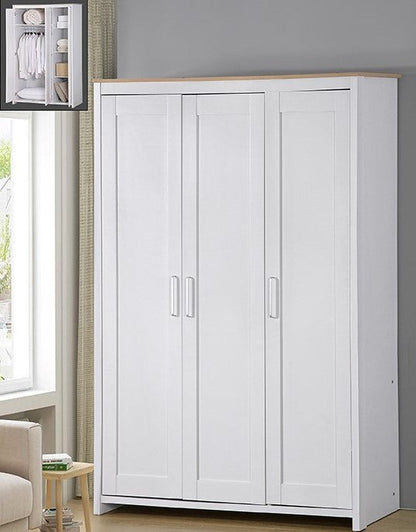 Derby 3 Door Wardrobe - Ample Storage Meets Elegant Design for Your Bedroom