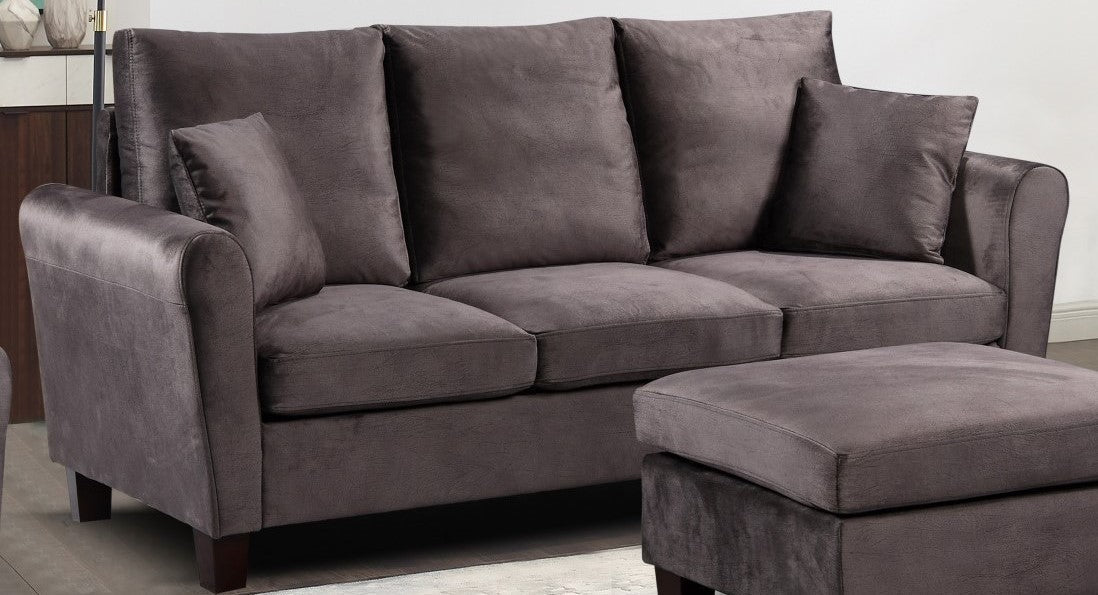 Tivoli Sofa Set: Brushed Velvet for a Luxurious Living Room Experience
