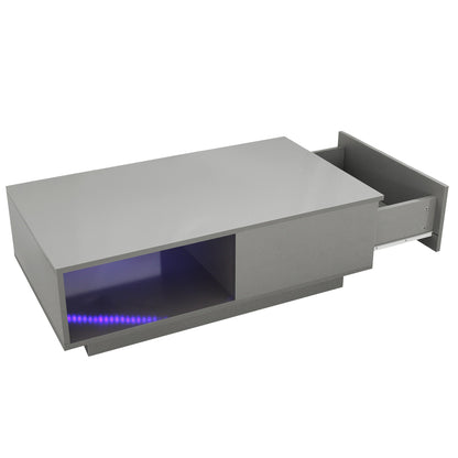 Crawley High Gloss Coffee Table with LED Lighting