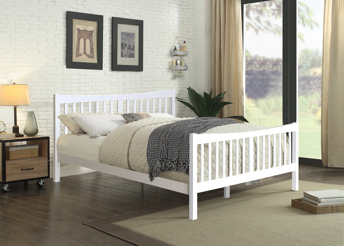 JD Wooden Bed Frame - Classic & Durable Choice for Your Restful Nights