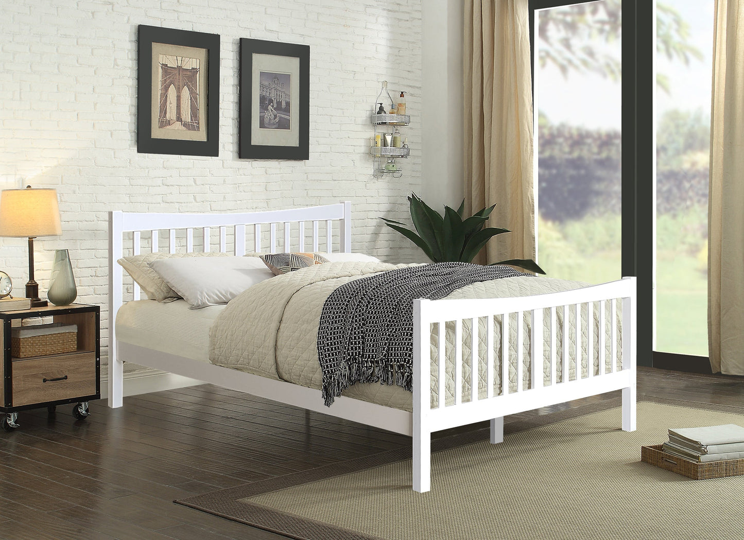 JD Wooden Bed Frame - Classic & Durable Choice for Your Restful Nights