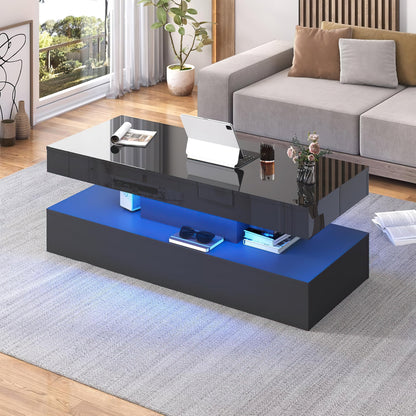 Dawlish High Gloss Coffee Table with LED's