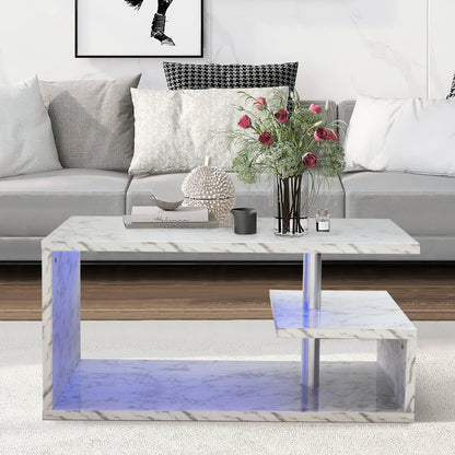Burnham High Gloss Coffee Table with LED's