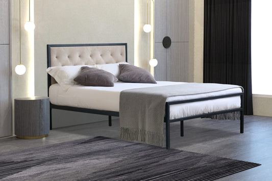 Capri Metal Bed Frame - Sleek Design for Modern Living Spaces