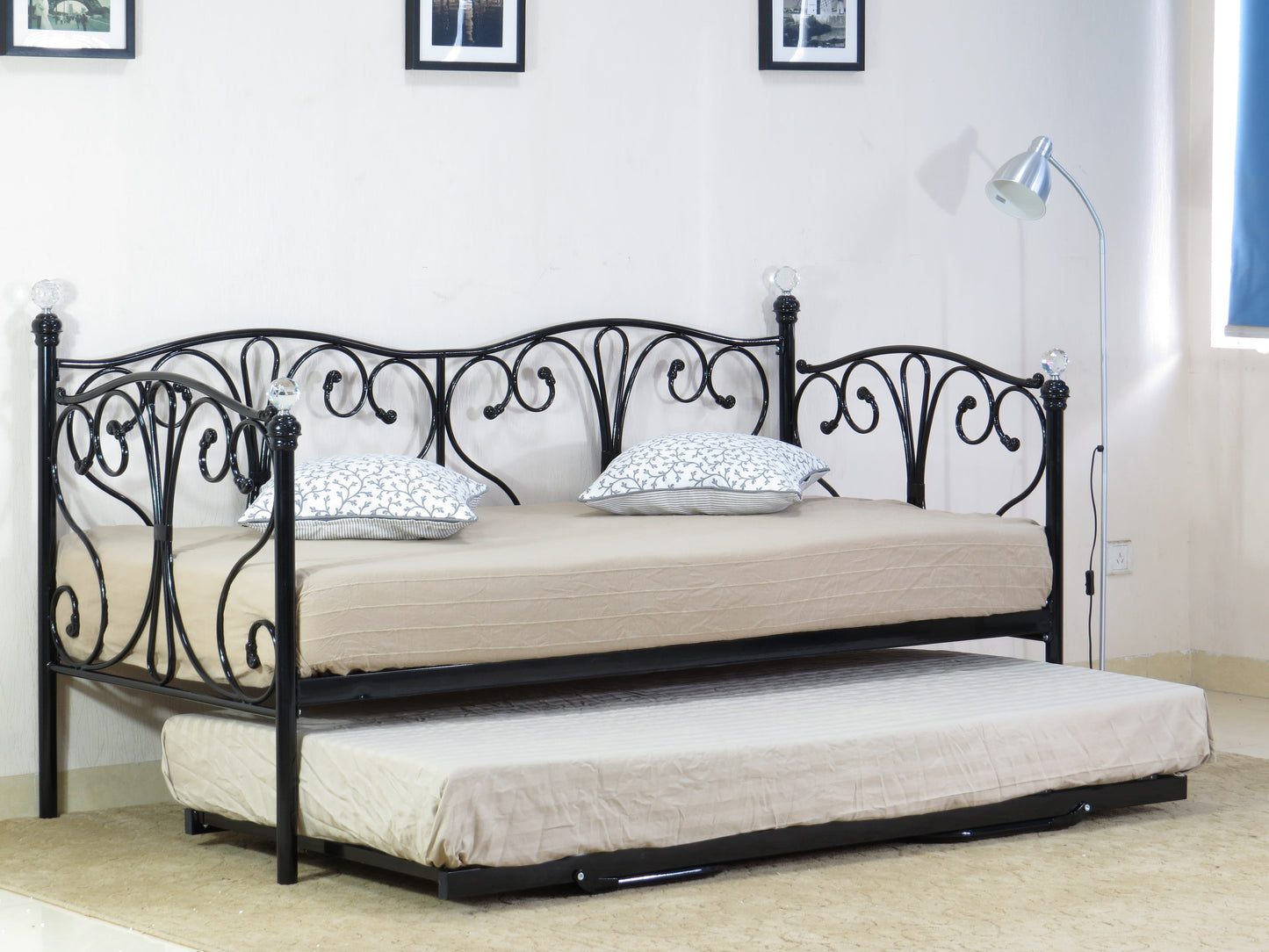 Christina Metal Day Bed - Transform Your Space with Versatile Elegance