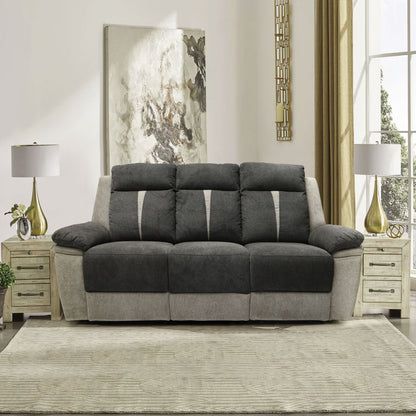 Fabric Manual Reclining Sofa set