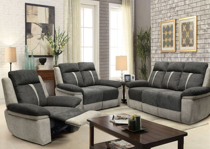 Fabric Manual Reclining Sofa set