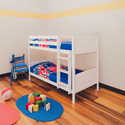 Christopher Wooden Bunk Bed - Space-Saving Comfort for Kids’ Rooms