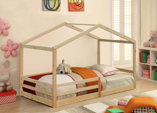Adorable 3ft Wooden House Bed - A Unique and Cozy Addition to Your Child’s Bedroom