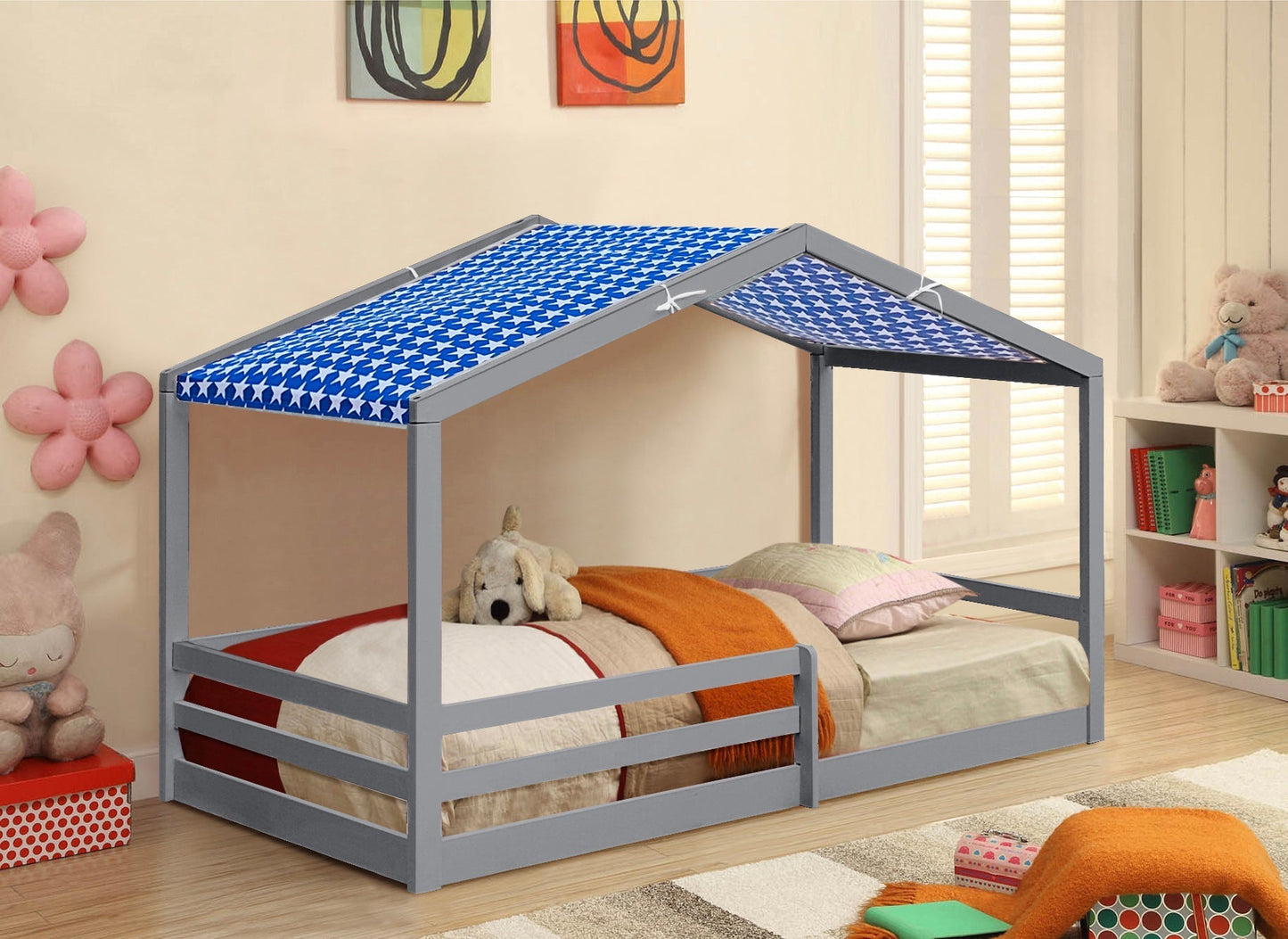 Adorable 3ft Wooden House Bed - A Unique and Cozy Addition to Your Child’s Bedroom