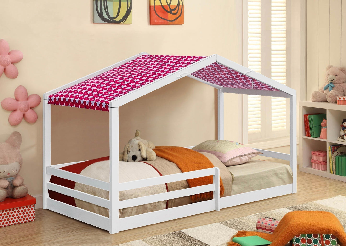 Adorable 3ft Wooden House Bed - A Unique and Cozy Addition to Your Child’s Bedroom