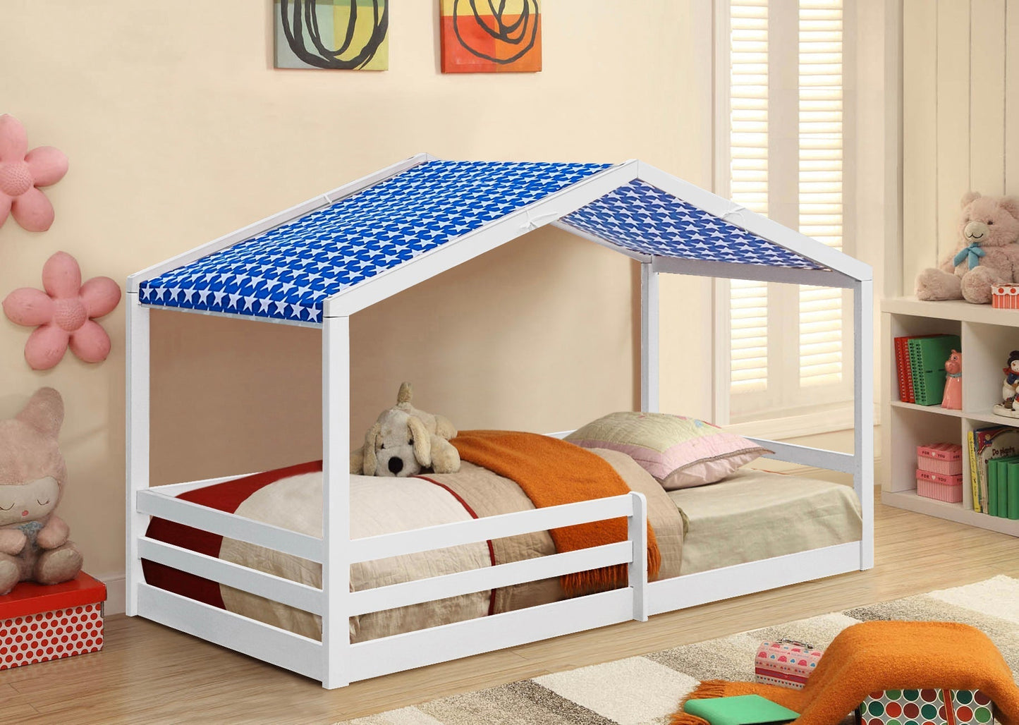 Adorable 3ft Wooden House Bed - A Unique and Cozy Addition to Your Child’s Bedroom