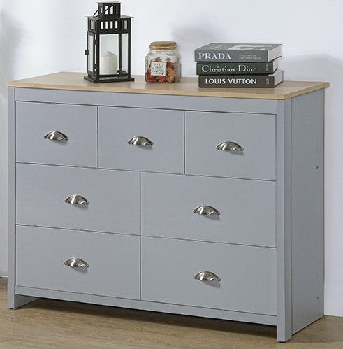Derby Merchant Chest: 7-Drawer Design for Ample and Stylish Storage