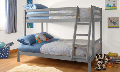 Durleigh Wooden Triple Bunk Bed - Space-Saving & Stylish Solution for Your Home