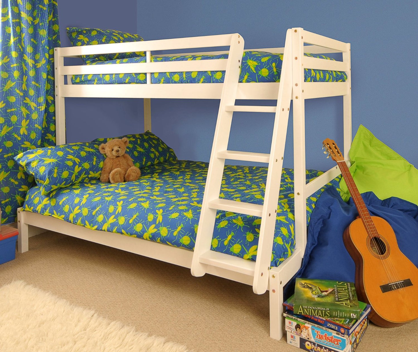 Durleigh Wooden Triple Bunk Bed - Space-Saving & Stylish Solution for Your Home