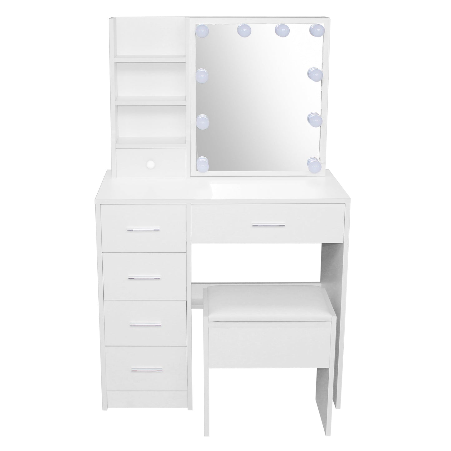 Elsa 5 Drawer Sliding dressing table set