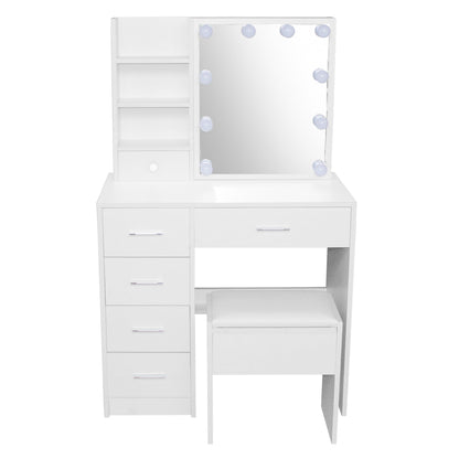 Elsa 5 Drawer Sliding dressing table set