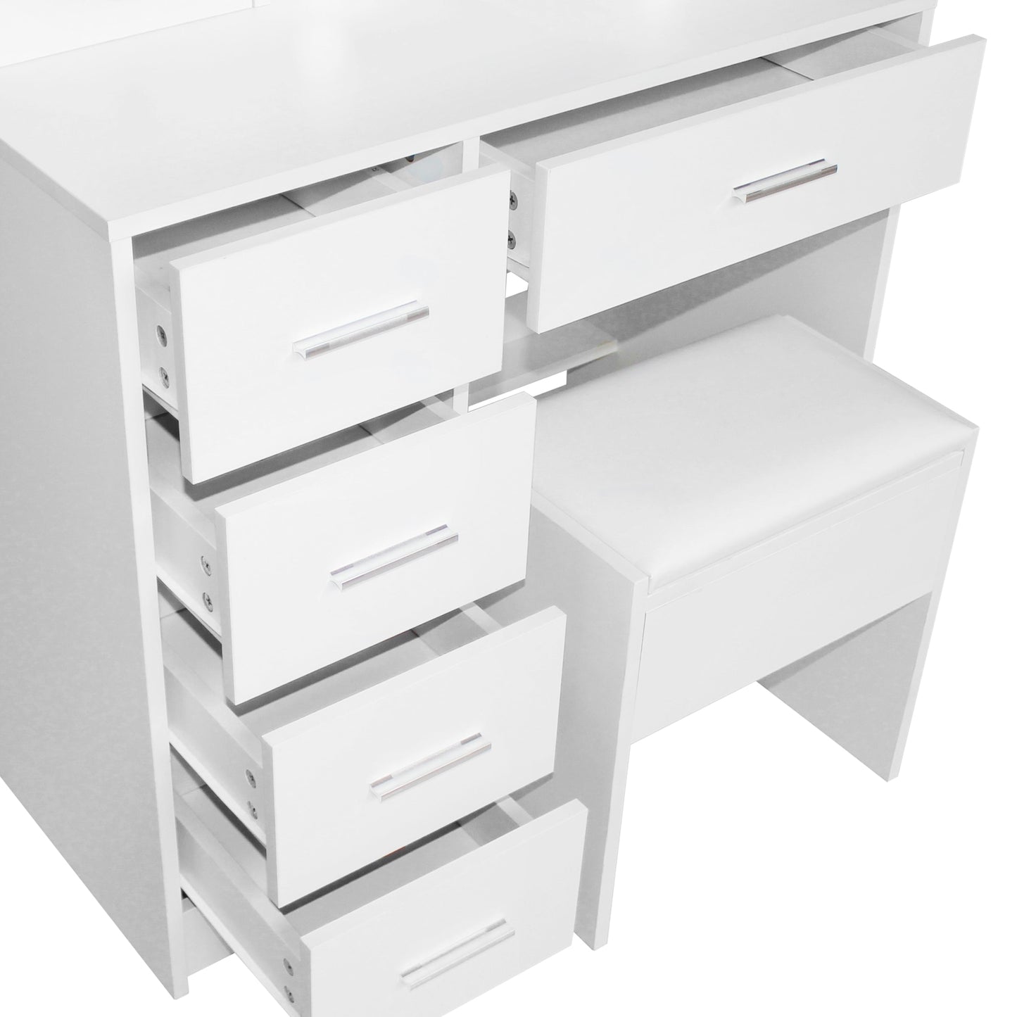 Elsa 5 Drawer Sliding dressing table set