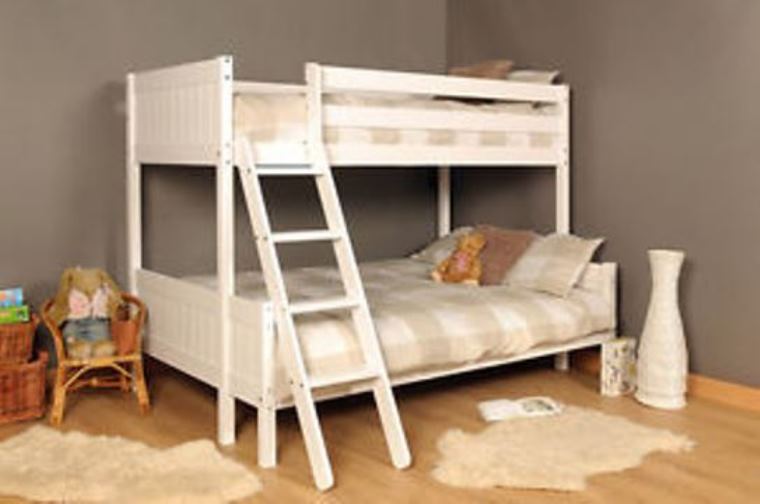 Enmore Wooden Triple Bunk Bed - Practical & Aesthetically Pleasing Addition for Your Home