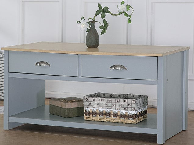 Derby 2 Drawer Coffee Table - Classic Design Meets Functional Storage