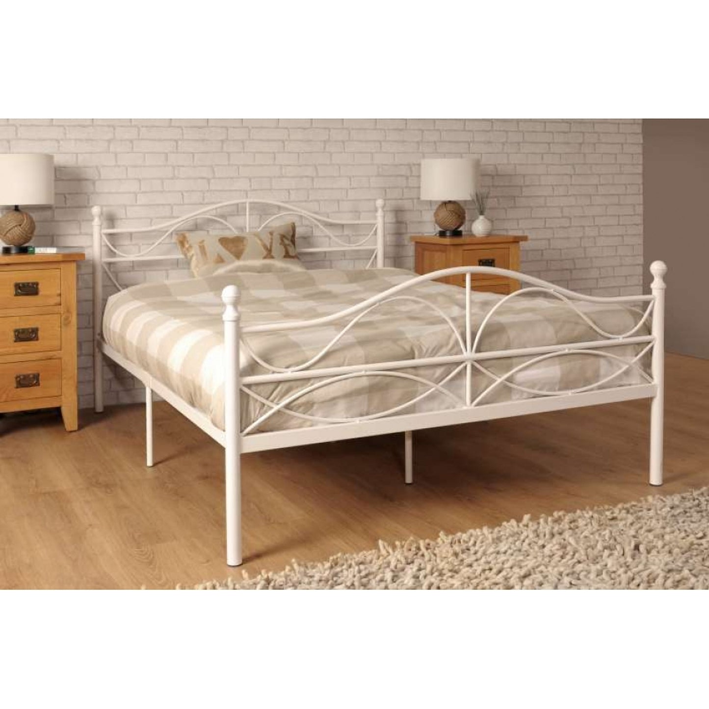 Lyon Metal Bed Frame - Robust & Elegant Foundation for Your Restful Nights