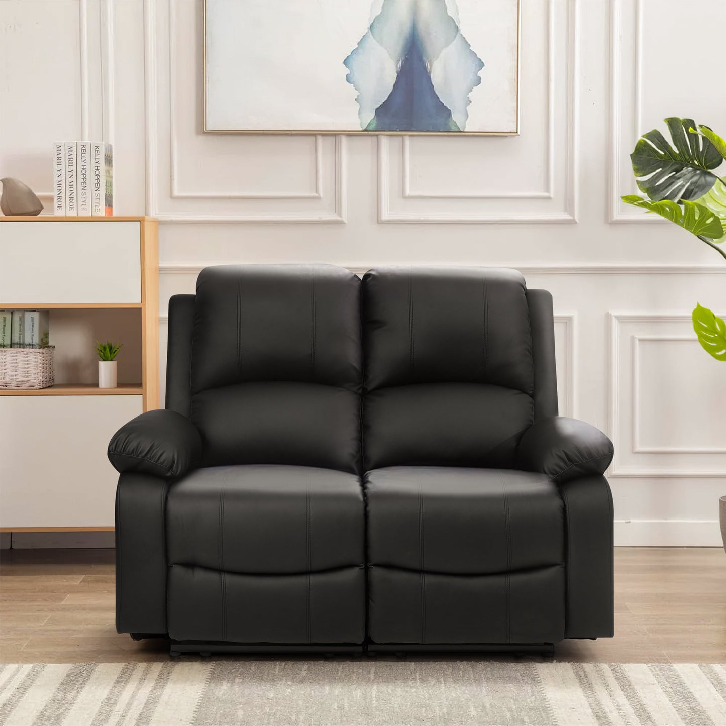 PU Leather Electric Reclining Sofa set