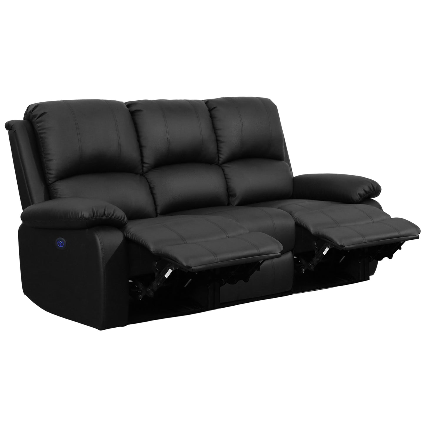 PU Leather Electric Reclining Sofa set