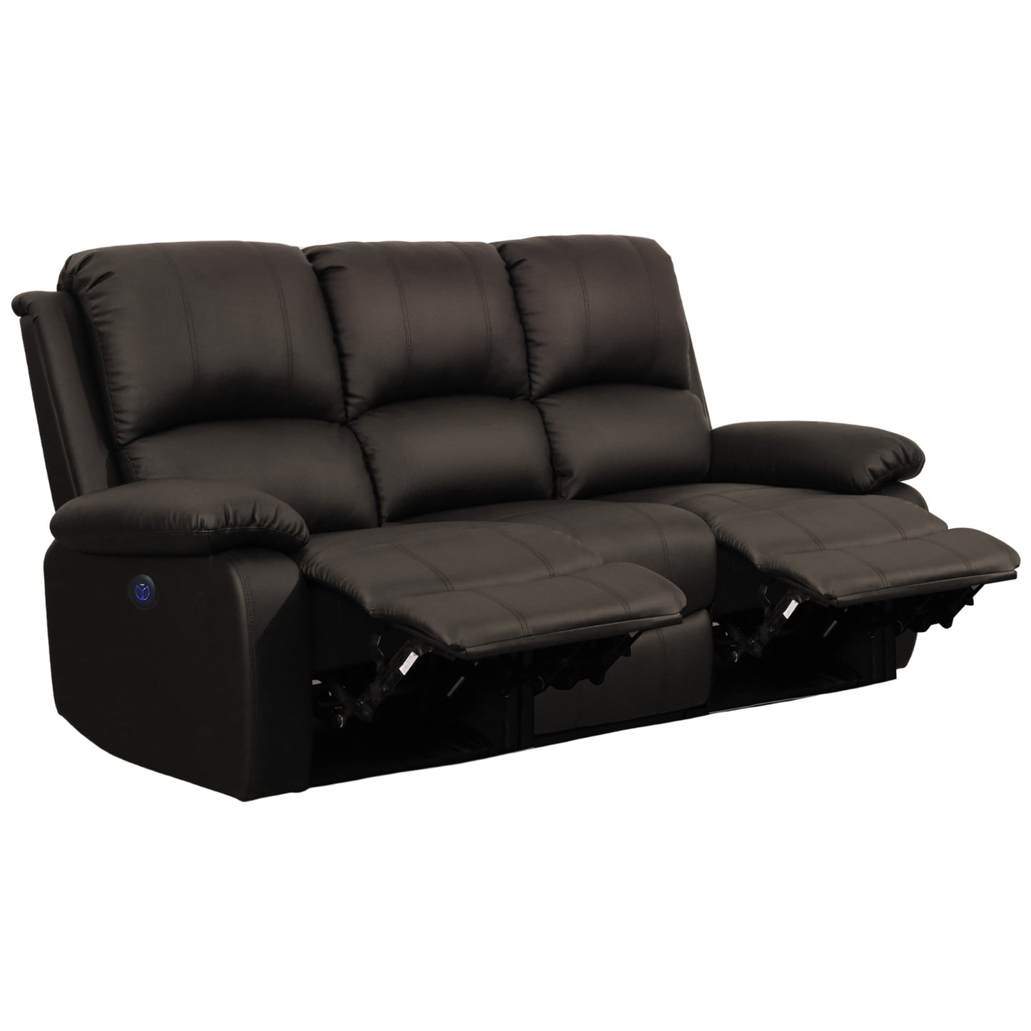 PU Leather Electric Reclining Sofa set