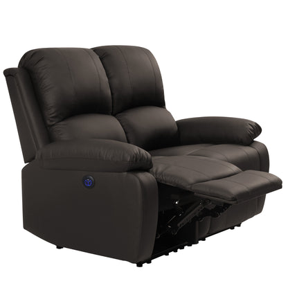 PU Leather Electric Reclining Sofa set