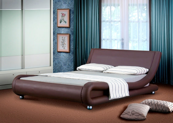 Mallorca Faux Leather Bed Frame - Sleek & Modern Upgrade for Your Bedroom Decor