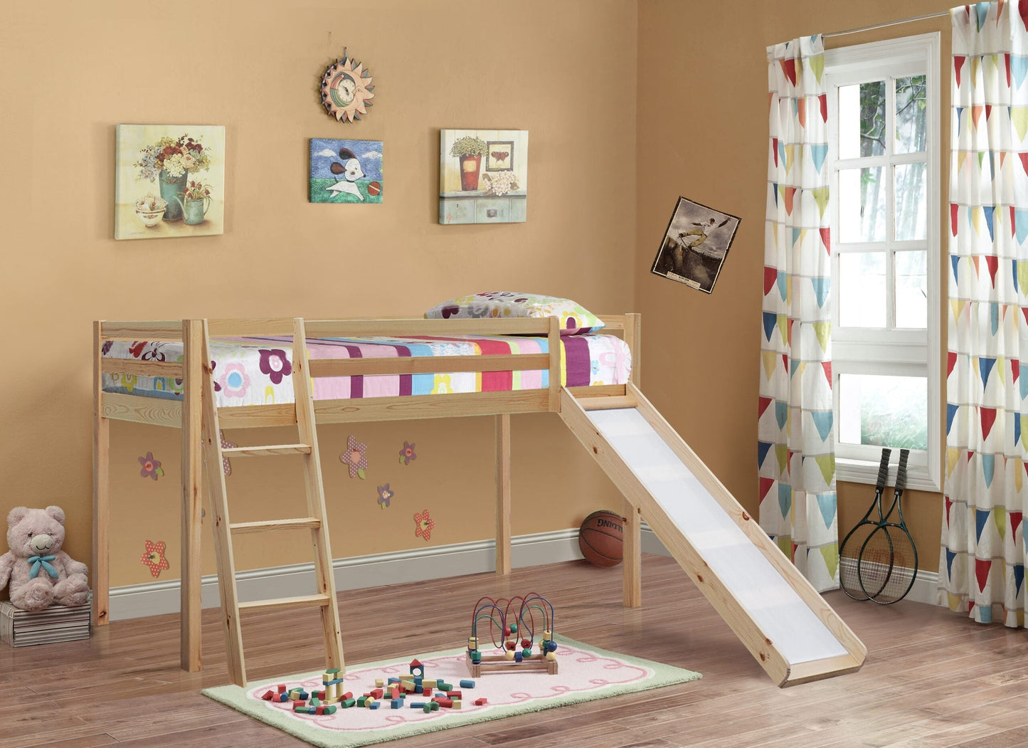 Practical 3ft Wooden Mid Sleeper Bed - A Stylish and Space-Efficient Choice for Your Child’s Bedroom