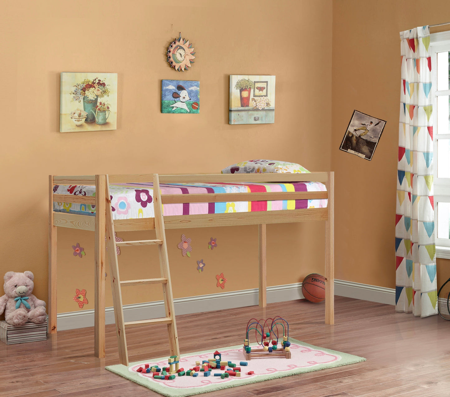 Practical 3ft Wooden Mid Sleeper Bed - A Stylish and Space-Efficient Choice for Your Child’s Bedroom