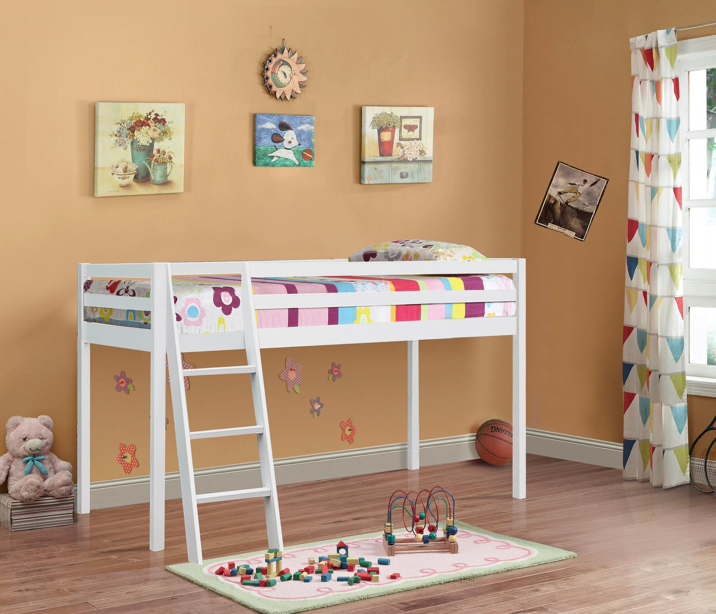 Practical 3ft Wooden Mid Sleeper Bed - A Stylish and Space-Efficient Choice for Your Child’s Bedroom