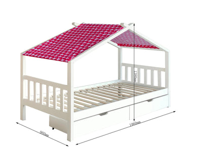 Versatile 3ft Wooden Storage House Bed - A Fun and Functional Addition to Your Child’s Bedroom