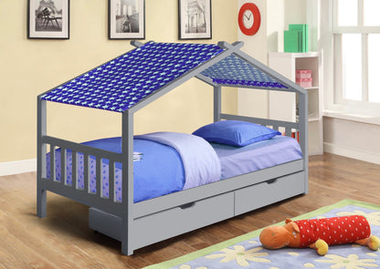 Versatile 3ft Wooden Storage House Bed - A Fun and Functional Addition to Your Child’s Bedroom