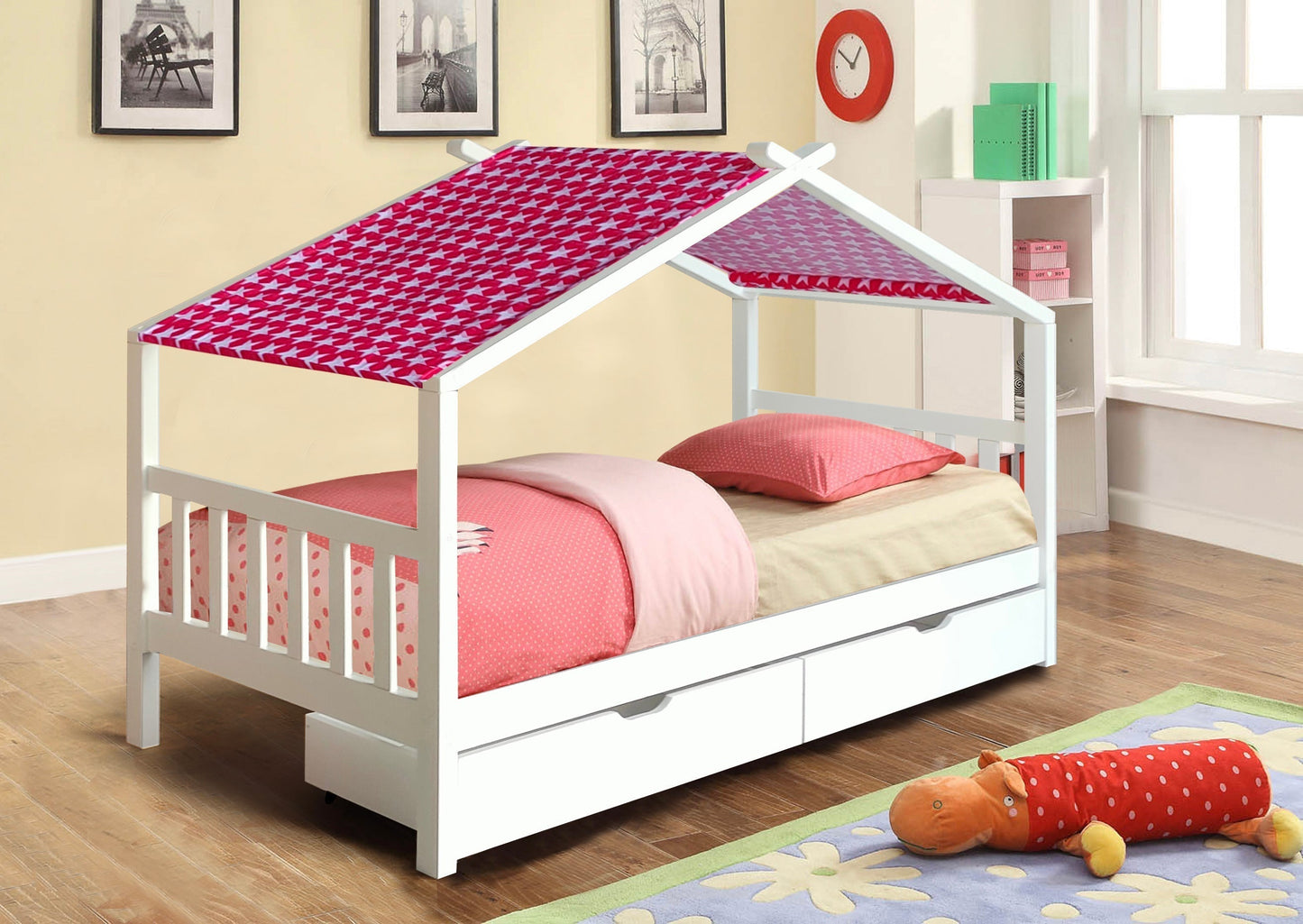 Versatile 3ft Wooden Storage House Bed - A Fun and Functional Addition to Your Child’s Bedroom