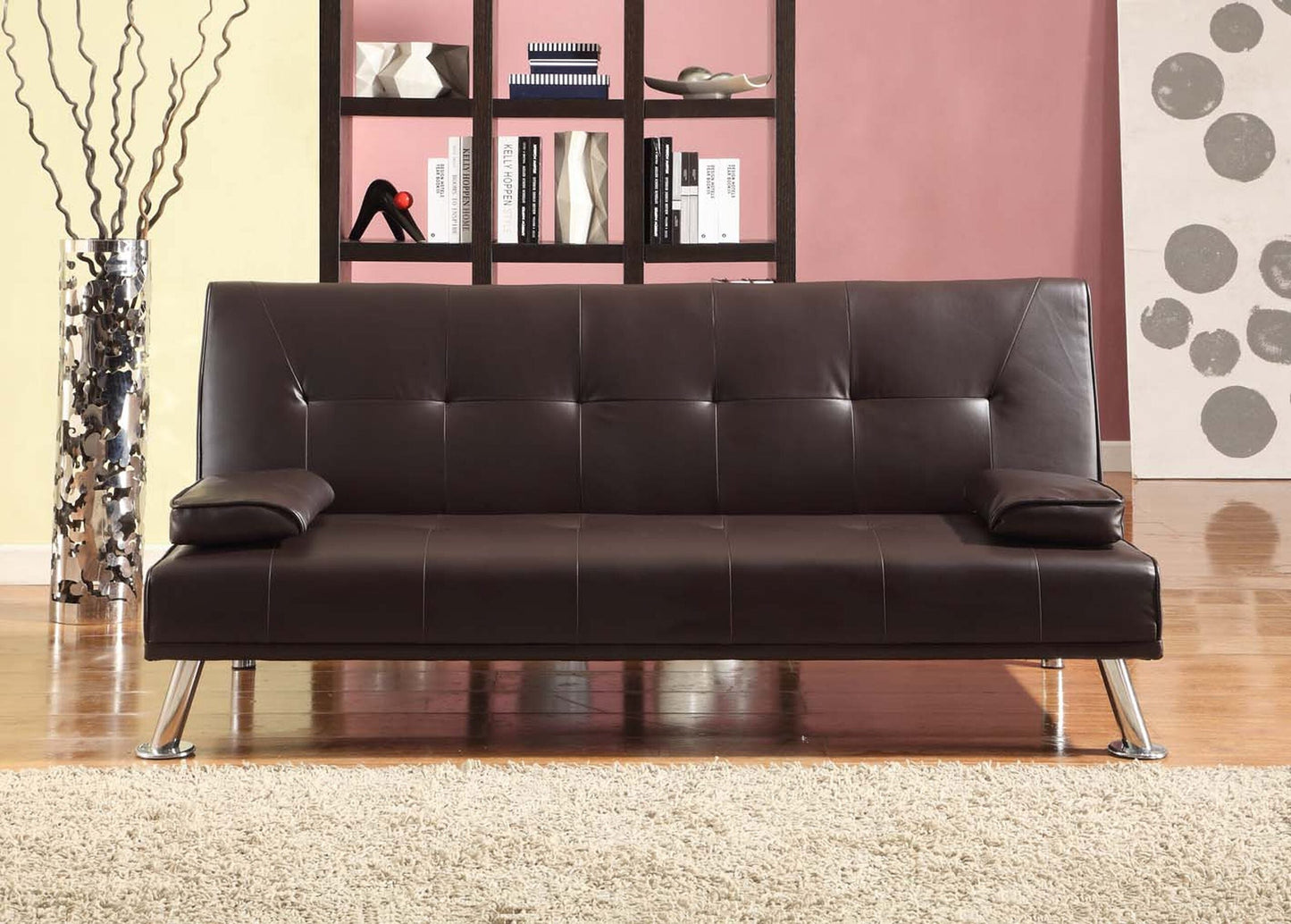 Naples Faux Leather Sofa Bed