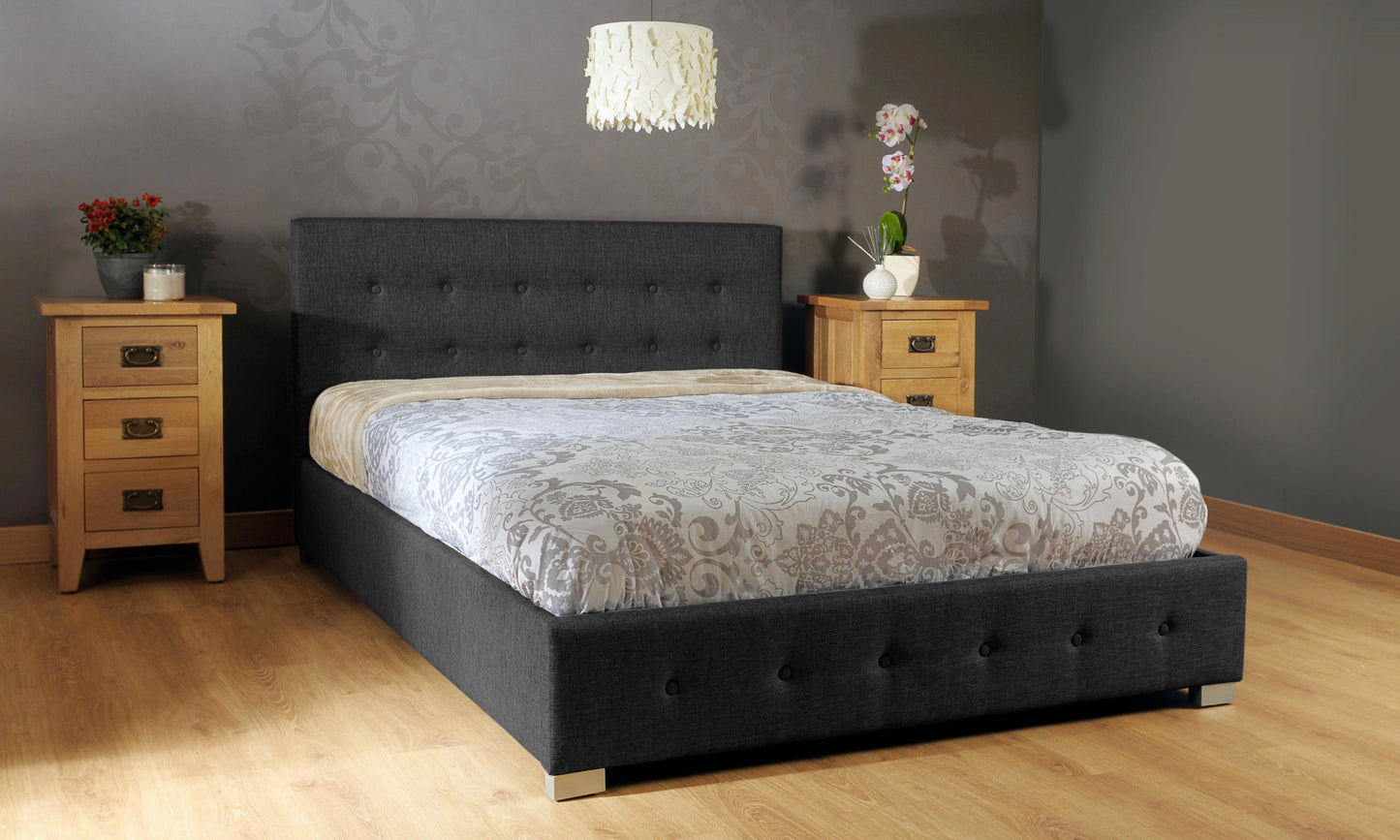 Nicole Fabric Ottoman Bed Frame