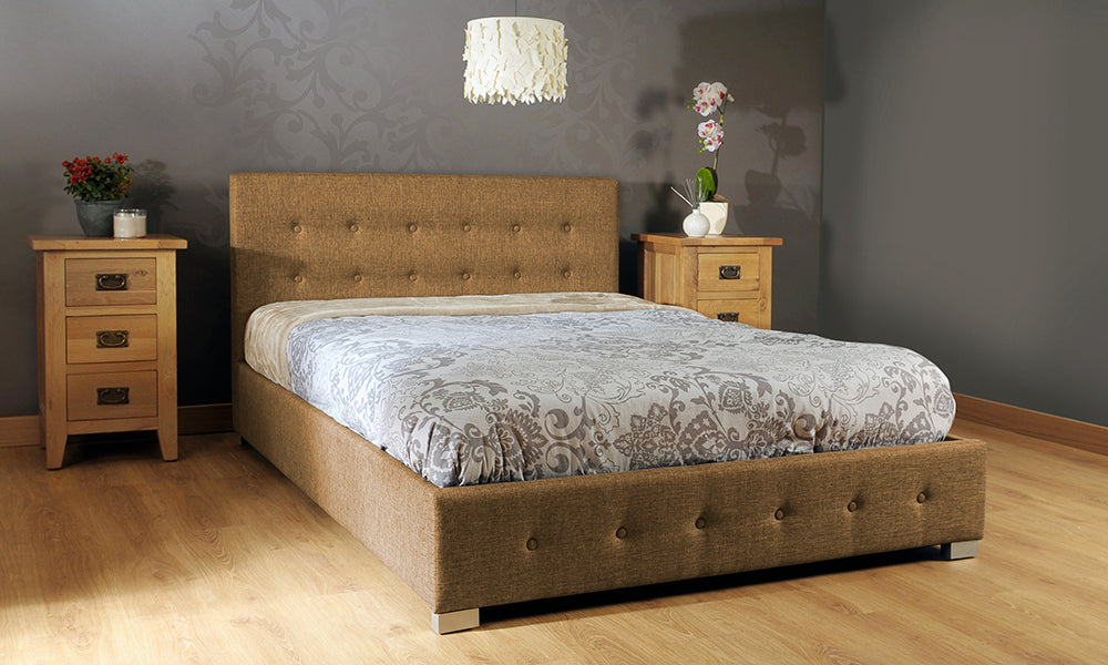 Nicole Fabric Ottoman Bed Frame