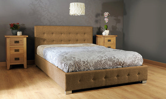 Nicole Fabric Ottoman Bed Frame