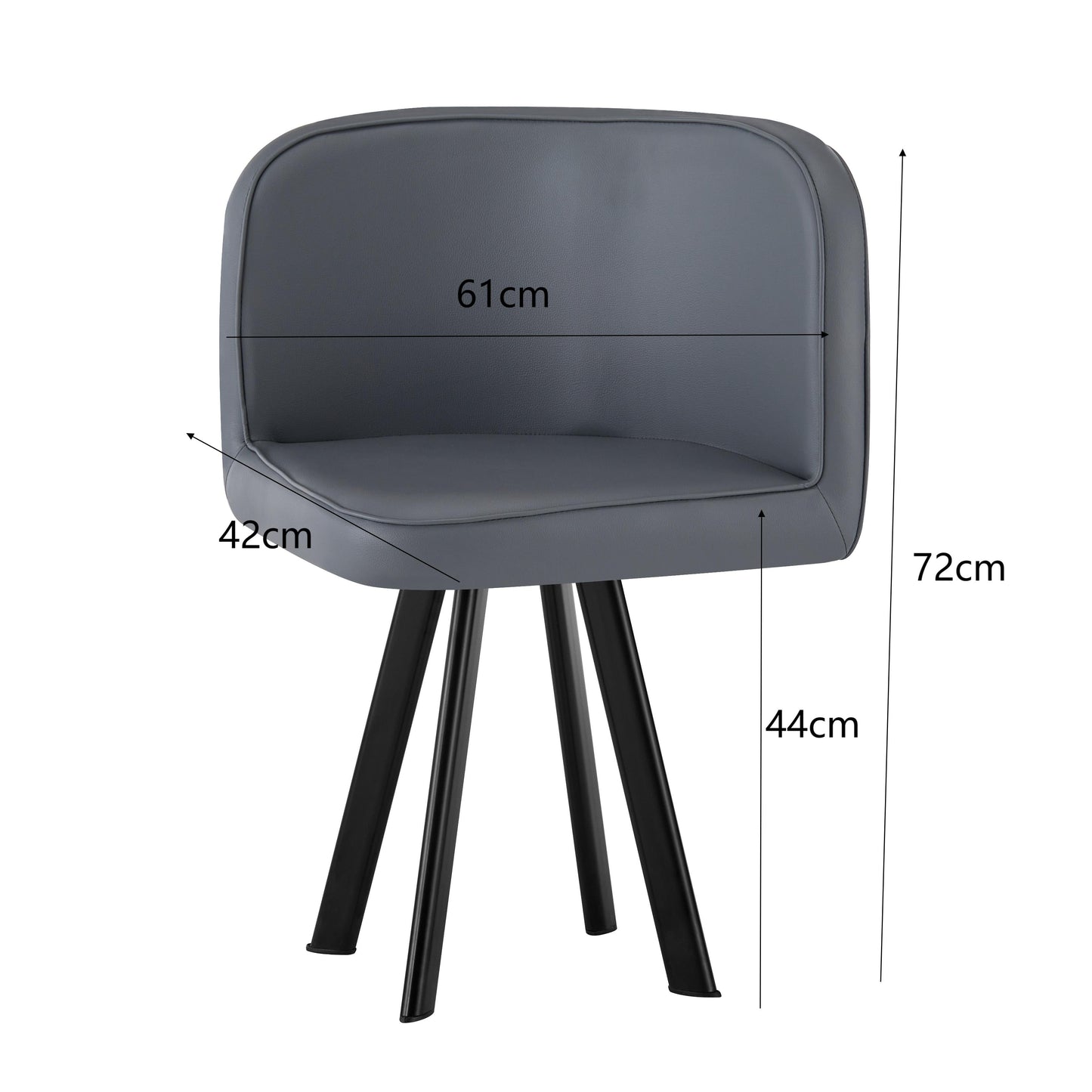 90cm or 150cm Black Or White Rectangular Dining Table with 4 or 6 Chairs Black White Or Grey